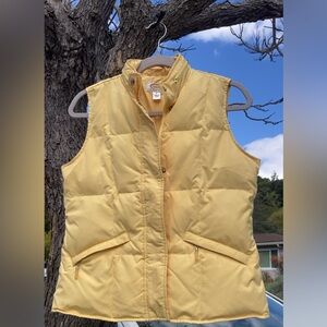 Yellow Quilted Vest